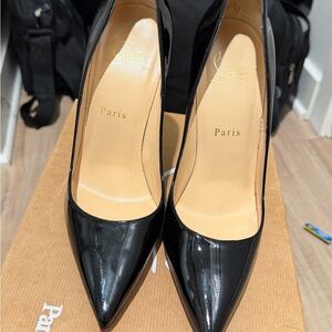 So Kate’s Christian Louboutin Glossy Black Heels